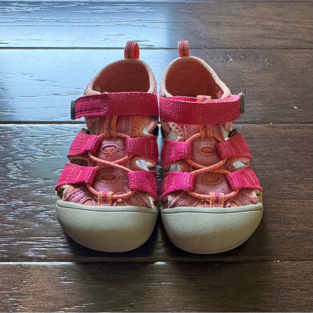 Keen Newport H2 Sandals Toddler Girls Water Shoes Pink Velcro 7